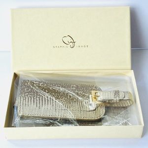 GRAPHIC IMAGE PYTHON LUGGAGE TAGS 1 PAIR MADE IN FRANCE FROM BERGDORF’S…NEW